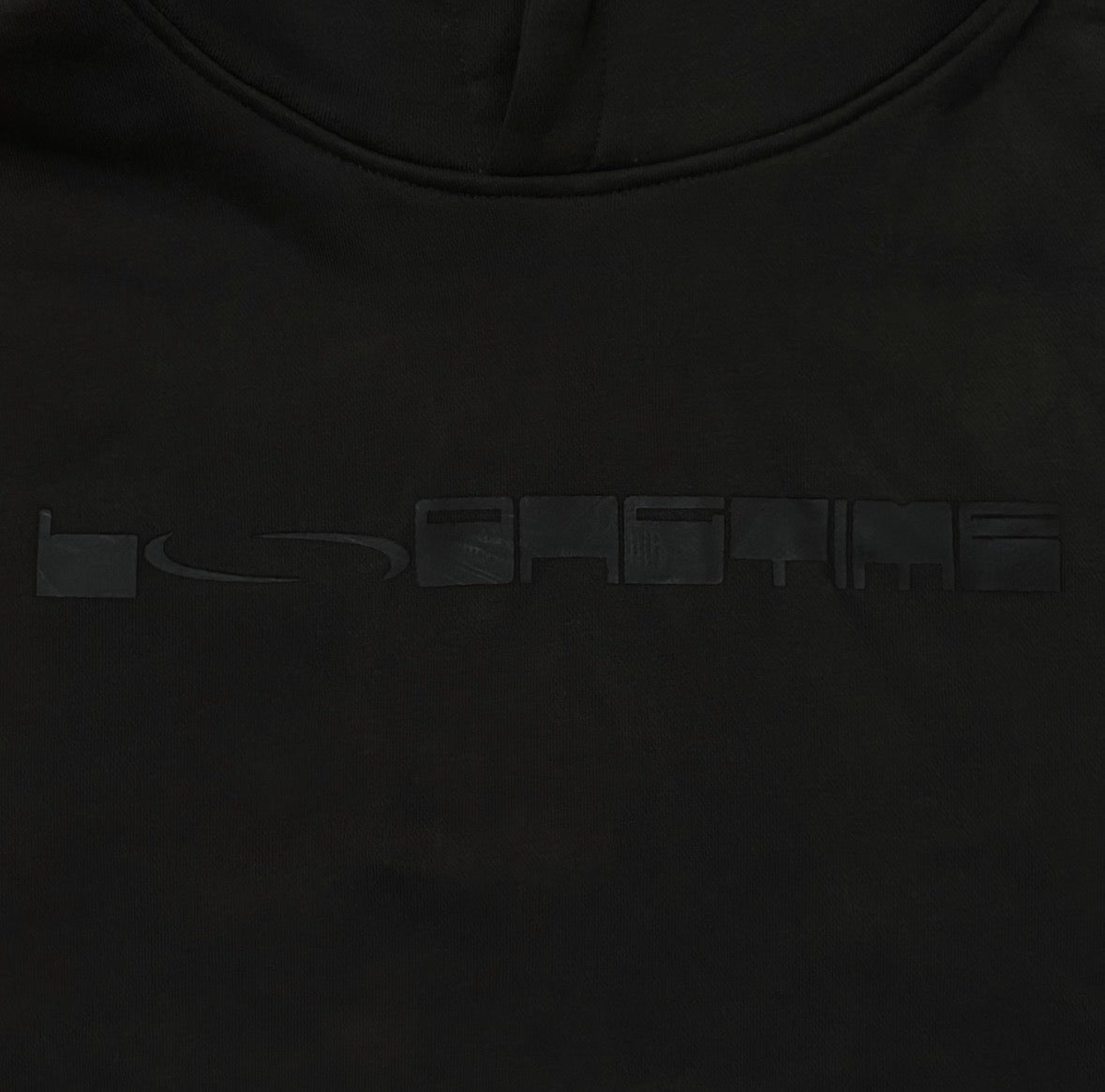 Dark grey too long hoodie